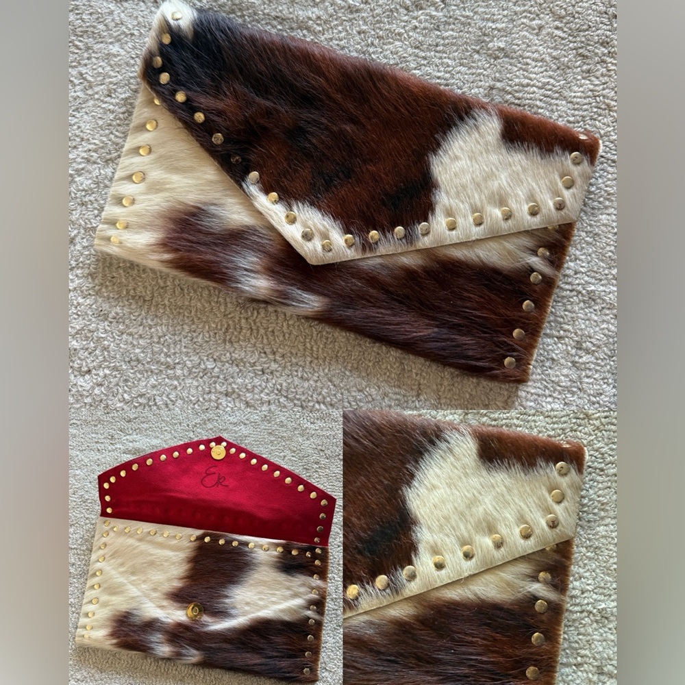 E.R. Leather Goods Envelope Clutch - Picture 2 of 12